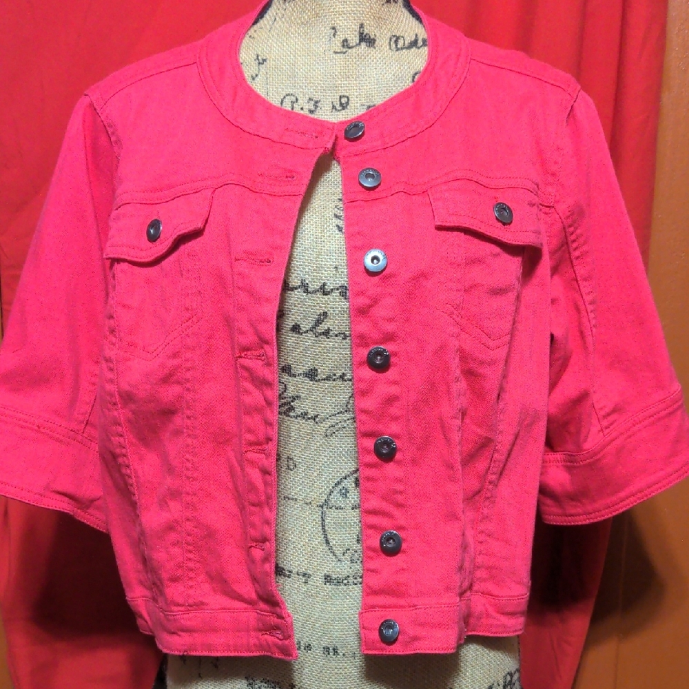 Women's Coral Cropped Jacket